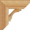 Ekena Millwork Merced Slat Rough Sawn Bracket, Western Red Cedar, 4"W x 14"D x 14"H BKT04X14X14MRC06RWR - alternate 2